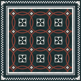 Textures   -   ARCHITECTURE   -   TILES INTERIOR   -   Cement - Encaustic   -  Cement - Cement concrete tile texture seamless 13374