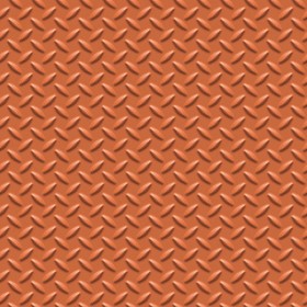 Textures   -   MATERIALS   -   METALS   -  Plates - Orange painted metal plate texture seamless 10632