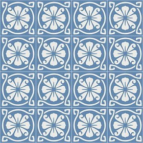 Textures   -   ARCHITECTURE   -   TILES INTERIOR   -   Cement - Encaustic   -  Victorian - Victorian cement floor tile texture seamless 13713