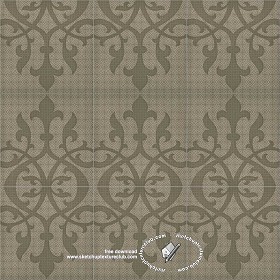 Textures   -   ARCHITECTURE   -   TILES INTERIOR   -   Ornate tiles   -  Mixed patterns - Ceramic ornate tile texture seamless 20311