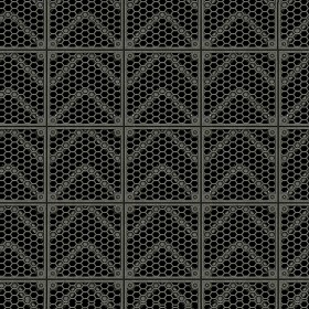 Textures   -   MATERIALS   -   METALS   -  Perforated - Iron industrial perforate metal texture seamless 10532