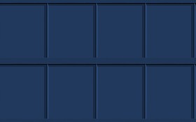 Textures   -   MATERIALS   -   METALS   -  Facades claddings - Blue metal facade cladding texture seamless 10160