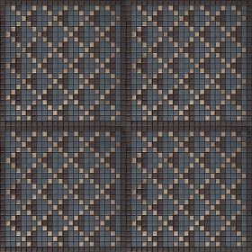 Textures   -   ARCHITECTURE   -   TILES INTERIOR   -   Mosaico   -   Classic format   -  Patterned - Mosaico patterned tiles texture seamless 15087