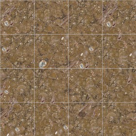 Textures   -   ARCHITECTURE   -   TILES INTERIOR   -   Marble tiles   -  Brown - Fossil brown marble tile texture seamless 14241