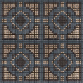 Textures   -   ARCHITECTURE   -   TILES INTERIOR   -   Mosaico   -   Classic format   -  Patterned - Mosaico patterned tiles texture seamless 15088