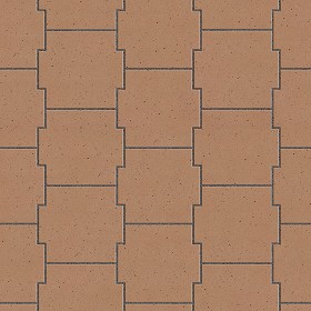 Textures   -   ARCHITECTURE   -   PAVING OUTDOOR   -   Terracotta   -  Blocks mixed - Paving cotto mixed size texture seamless 06629