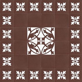 Textures   -   ARCHITECTURE   -   TILES INTERIOR   -   Cement - Encaustic   -  Encaustic - Traditional encaustic cement ornate tile texture seamless 13497