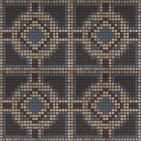 Textures   -   ARCHITECTURE   -   TILES INTERIOR   -   Mosaico   -   Classic format   -  Patterned - Mosaico patterned tiles texture seamless 15089