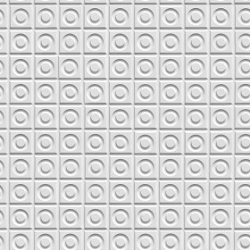 Textures   -   ARCHITECTURE   -   DECORATIVE PANELS   -   3D Wall panels   -  White panels - White interior 3D wall panel texture seamless 02989