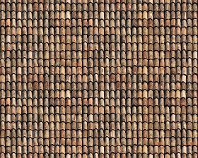 Textures   -   ARCHITECTURE   -   ROOFINGS   -  Clay roofs - Old clay roofing texture seamless 03405