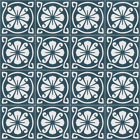 Textures   -   ARCHITECTURE   -   TILES INTERIOR   -   Cement - Encaustic   -  Victorian - Victorian cement floor tile texture seamless 13719