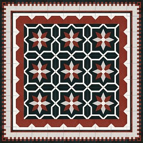 Textures   -   ARCHITECTURE   -   TILES INTERIOR   -   Cement - Encaustic   -  Cement - Cement concrete tile texture seamless 13381