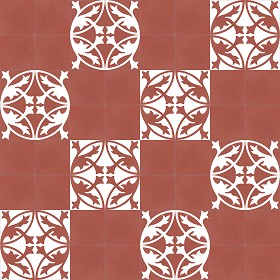 Textures   -   ARCHITECTURE   -   TILES INTERIOR   -   Cement - Encaustic   -  Encaustic - Traditional encaustic cement ornate tile texture seamless 13501