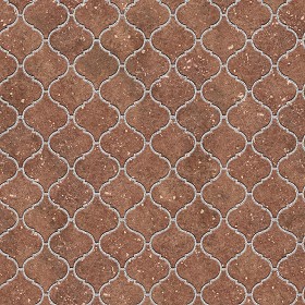Textures   -   ARCHITECTURE   -   PAVING OUTDOOR   -   Terracotta   -  Blocks mixed - Paving cotto mixed size texture seamless 06634