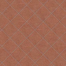 Textures   -   ARCHITECTURE   -   TILES INTERIOR   -  Terracotta tiles - Terracotta red sandblasted tile texture seamless 16076