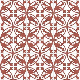 Textures   -   ARCHITECTURE   -   TILES INTERIOR   -   Cement - Encaustic   -  Encaustic - Traditional encaustic cement ornate tile texture seamless 13503