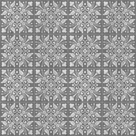 Textures   -   ARCHITECTURE   -   TILES INTERIOR   -   Cement - Encaustic   -  Victorian - Victorian cement floor tile texture seamless 13722