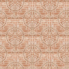 Textures   -   ARCHITECTURE   -   PAVING OUTDOOR   -   Terracotta   -  Blocks mixed - Paving cotto mixed size texture seamless 06636