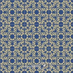 Textures   -   ARCHITECTURE   -   TILES INTERIOR   -   Ornate tiles   -  Mixed patterns - Ceramic ornate tile texture seamless 20320