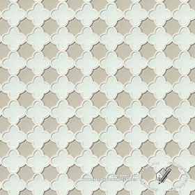 Textures   -   ARCHITECTURE   -   TILES INTERIOR   -   Ornate tiles   -  Geometric patterns - Porcelain geometric patterns tile texture seamless 18929