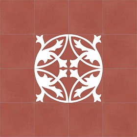 Textures   -   ARCHITECTURE   -   TILES INTERIOR   -   Cement - Encaustic   -  Encaustic - Traditional encaustic cement ornate tile texture seamless 13505