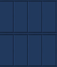 Textures   -   MATERIALS   -   METALS   -  Facades claddings - Blue metal facade cladding texture seamless 10170