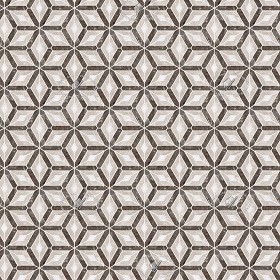 Textures   -   ARCHITECTURE   -   TILES INTERIOR   -   Marble tiles   -  Brown - Brown cream geometric patterns marble tile texture seamless 20618
