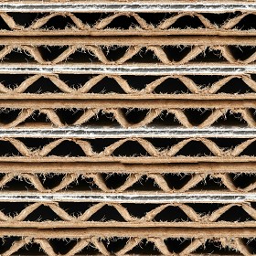 Textures   -   MATERIALS   -  CARDBOARD - Corrugated stacked cardboard texture seamless 09548