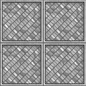 Textures   -   MATERIALS   -   METALS   -  Panels - Silver metal panel texture seamless 10464