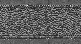 Textures   -   ARCHITECTURE   -   ROADS   -   Paving streets   -   Rounded cobble  - Street paving rounded cobblestone texture seamless 21263 - Displacement