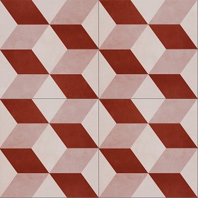 Textures   -   ARCHITECTURE   -   TILES INTERIOR   -   Cement - Encaustic   -  Cement - Illusion cement concrete tile texture seamless 13388