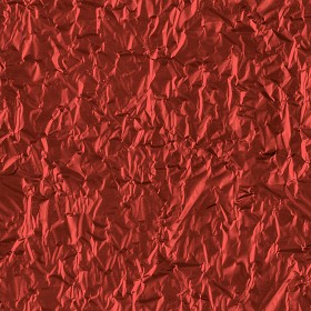 Textures   -   MATERIALS   -  PAPER - Red crumpled aluminium foil paper texture seamless 10895