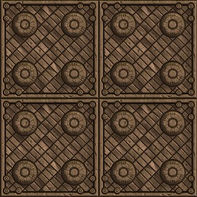 Textures   -   MATERIALS   -   METALS   -  Panels - Bronze metal panel texture seamless 10466