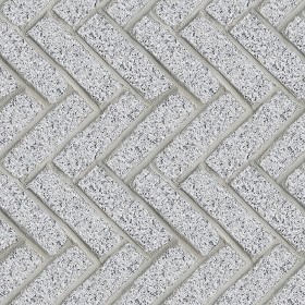 Textures   -   ARCHITECTURE   -   PAVING OUTDOOR   -  Marble - Granite paving herringbone outdoor texture seamless 17845