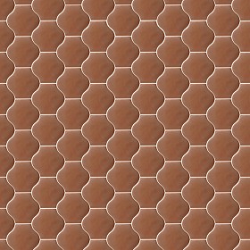 Textures   -   ARCHITECTURE   -   TILES INTERIOR   -  Terracotta tiles - Terracotta tile texture seamless 16083