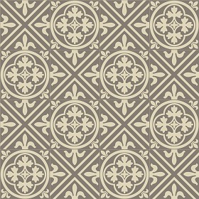 Textures   -   ARCHITECTURE   -   TILES INTERIOR   -   Cement - Encaustic   -  Victorian - Victorian cement floor tile texture seamless 13728