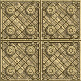 Textures   -   MATERIALS   -   METALS   -  Panels - Brass metal panel texture seamless 10467