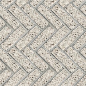 Textures   -   ARCHITECTURE   -   PAVING OUTDOOR   -  Marble - Granite paving herringbone outdoor texture seamless 17847
