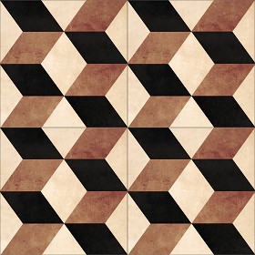 Textures   -   ARCHITECTURE   -   TILES INTERIOR   -   Cement - Encaustic   -  Cement - Illusion cement concrete tile texture seamless 13390