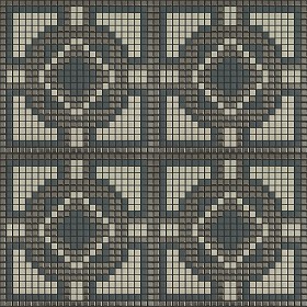 Textures   -   ARCHITECTURE   -   TILES INTERIOR   -   Mosaico   -   Classic format   -  Patterned - Mosaico patterned tiles texture seamless 15101
