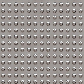 Textures   -   MATERIALS   -   METALS   -  Plates - Dotted silver metal plate texture seamless 10649