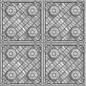 Textures   -   MATERIALS   -   METALS   -  Panels - Silver metal panel texture seamless 10468