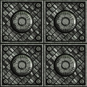 Textures   -   MATERIALS   -   METALS   -  Panels - Iron metal panel texture seamless 10469