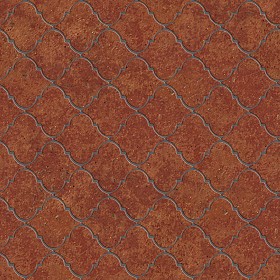 Textures   -   ARCHITECTURE   -   TILES INTERIOR   -  Terracotta tiles - Terracotta tile texture seamless 16086