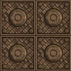 Textures   -   MATERIALS   -   METALS   -  Panels - Bronze metal panel texture seamless 10470