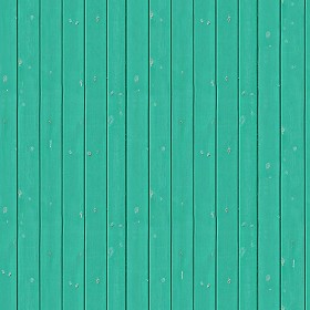 Textures   -   ARCHITECTURE   -   WOOD PLANKS   -  Wood fence - Green painted wood fence texture seamless 09459