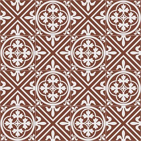 Textures   -   ARCHITECTURE   -   TILES INTERIOR   -   Cement - Encaustic   -  Victorian - Victorian cement floor tile texture seamless 13734