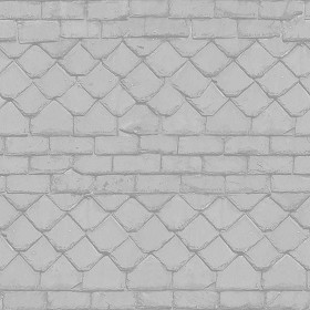 Textures   -   ARCHITECTURE   -   ROOFINGS   -   Slate roofs  - Slate roofing texture seamless 03976 - Bump