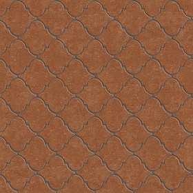 Textures   -   ARCHITECTURE   -   TILES INTERIOR   -  Terracotta tiles - Terracotta tile texture seamless 16090