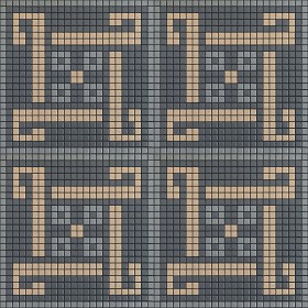 Textures   -   ARCHITECTURE   -   TILES INTERIOR   -   Mosaico   -   Classic format   -  Patterned - Mosaico patterned tiles texture seamless 15109